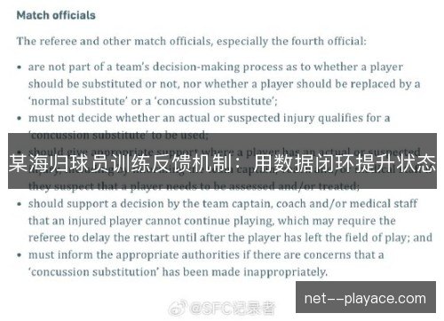 某海归球员训练反馈机制：用数据闭环提升状态